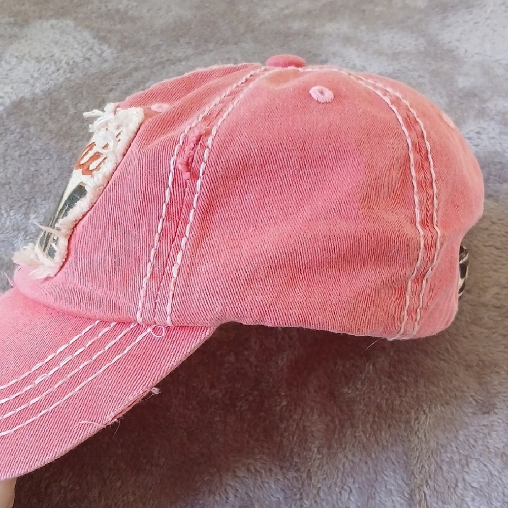 Kbethos Vintage Pink Football Mom Cap - Picture 4 of 7